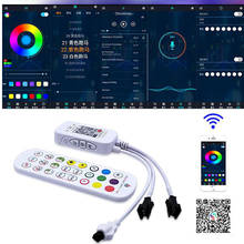 SPI Remote Controller Music Sync for WS2812B WS2811 SK6812 UCS1903 LPD6803 WS2801 Led Pixel Strip Light Bluetooth-compatible 2024 - buy cheap