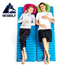 Hewolf Ultralight Outdoor Inflatable Cushion Sleeping Camping Mat Sleeping Pad Mattress for Camping Hiking Backpacking Travel 2024 - buy cheap