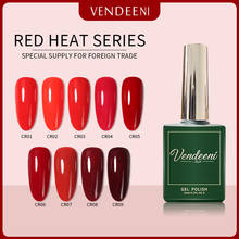 VDN 15ml Red Series Nail Gel Polish Semi Permanent Soak Off LED UV Gel Varnish Manicure Nail Art Gel Lacquer For Salon 2024 - buy cheap
