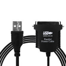 Cabo conversor para impressora, porta fêmea de usb para db36, cabo de impressão paralela 2024 - compre barato