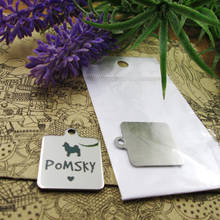 10pcs--"Pomsky "stainless steel charms more style for choosing DIY Charms pendants for necklace 2024 - buy cheap