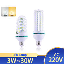 LED Bulb E27 E14 LED Lamps 30W 20W 16W 12W 9W 5W 2835SMD AC 220V 240V lampara Energy-saving led Corn lamp Table light Bombillas 2024 - buy cheap