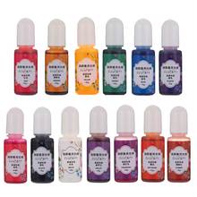 13 Colors Epoxy UV Resin Coloring Dye Liquid Epoxy Pigment Resin Colorant Fading Resistance10ml Translucent 2024 - buy cheap