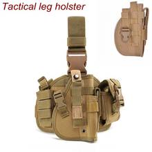 Military Airsoft Tactical Universal Gun Holster Molle Pistol Gun Bag  Holster Handgun Outdoor Hunting Drop Leg Thigh Bag GLOCK 2024 - buy cheap