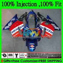 OEM For HONDA CBR600 F 4 CBR Repsol blue 600 FS CBR600 F4 99 00 140BS.54 CBR 600F4 600CC CBR 600 F4 CBR600F4 1999 2000 Fairing 2024 - buy cheap