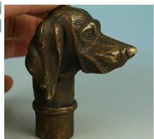 100% bronce puro cobre latón abuelo buena suerte artesanía decoración Fierce chino antiguo bronce tallado a mano perro estatu 2024 - compra barato