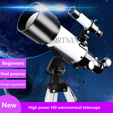 Telescopio astronómico para exteriores, dispositivo de alta calidad con visión de estrellas, alta potencia, HD, de nivel de entrada, 40070, 2021 2024 - compra barato