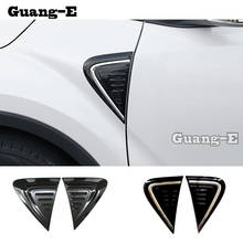 Car Stick ABS Chrome Front Machine Side Fender Vents Air Outlet Lamp Trim Moulding For Toyota C-HR CHR 2017 2018 2019 2020 2021 2024 - buy cheap