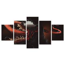Comics Venoms Wall Art Prints Home Decoration 5 Pieces Canvas Painting For Living Room Modular Pictures Artwork Poster 2024 - buy cheap