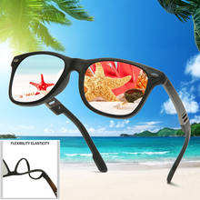 Gafas de sol Polaroid Tr90 para hombre y mujer, lentes de sol cuadradas de goma para conducir, de marca famosa, polarizadas 2024 - compra barato