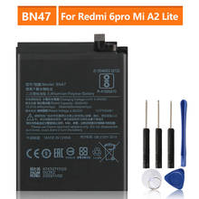 Replacement Battery For Xiaomi Redmi 6pro Mi A2 Lite Hongmi 6 Pro Redrice 6pro BN47 Rechargeable Phone Battery 4000mAh 2024 - buy cheap
