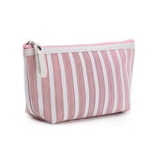 New Makeup Pouch Travel Striped Printed Cosmetic Bag Toiletry Organizer Purse SCI88 2024 - buy cheap