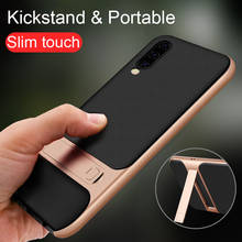 Luxury Mobile Phone Case for Samsung Galaxy A50 6.4" Back Cover Soft TPU Silicone 3D Stand Holder SamsungA50 GalaxyA50 Armor Bag 2024 - buy cheap