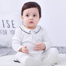 Conjunto de ropa española para bebé, conjunto de Top y pantalones de algodón, informal, blanco, PIJAMAS 2024 - compra barato