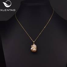 Xlenag Natural Baroque Pearl Necklace 925 Silver Noble And Luxurious Pearl Pendant Fashion Personality Necklace Jewelry GN0222 2024 - buy cheap