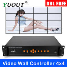 Controlador de vídeo para parede, visual hdmi, 4x4, 3x4, 16 canais, vários monitores 2024 - compre barato
