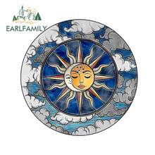 EARLFAMILY 13cm x 13cm For Sun and Moong Car Accessories Stickers Car Styling Decal Vinyl Material Waterproof Decoration 2024 - buy cheap