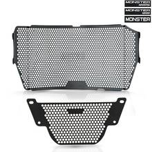 Motorcycle Monster 1200 Oil cooler Guard Grill Radiator Guard Protector Grille For Ducati Monster 1200 S/R Monster1200 2019 2020 2024 - buy cheap