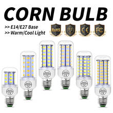 E27 LED Corn Lamp E14 220V Bombilla Led GU10 Corn Bulb 5730 SMD Led Candle Light Chandelier Lampada For Home 3W 5W 7W 9W 12W 15W 2022 - buy cheap