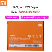 XIAOMI-Batería de repuesto BM45 Original para Xiaomi Mi Redmi Note 2, baterías auténticas de teléfono, 3060mAh 2024 - compra barato