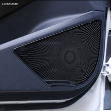 Car Interior Door Stereo Speaker Audio Ring Cover Sound Frame Decoration Trim For Toyota CHR C-HR 2017 2018 2019 2020 2021 2024 - buy cheap