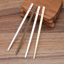 10pcs/lot 150mm Copper Hairpin Hair Stick Handmade DIY Hairwear Hair Accessories For Women 2024 - buy cheap