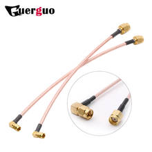 RP RG316 15cm or Customized SMA Male Right Angle To SMA Male Right Angle Pigtail Cable RF Wifi Router 2024 - buy cheap