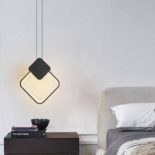 Lámpara colgante de línea larga para sala de estar y dormitorio, luces LED de estilo nórdico, minimalista y moderno, Envío Gratis 2024 - compra barato