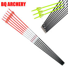 12pcs Linkboy Archery Pure Carbon Arrows 30inch Sp600-1000 for Compound Recurve Bows and Arrows Accessories Hunting Shooting 2024 - buy cheap