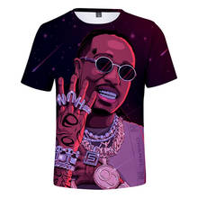 Migos Quavo T Shirt Hip Hop Fashion Swag T Shirts Men Women Short Sleeve Tshirt Harajuku Streetwear T-Shirt Rapper Quavo 3D Tee 2024 - buy cheap