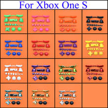 Полный набор хромированных кнопок для Xbox One S Dpad ABXY, триггерные ручки, запасные части для Xbox One Slim XboxONE S Controller 2024 - купить недорого