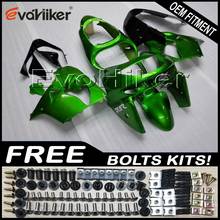 Full fairing kits  for ZX9R 1998 1999 green  ZX 9R 98 99  ABS plastic panels kit Injection mold 2024 - buy cheap