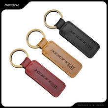 Motorcycle Keychain Motocross Cowhide Key Ring Fits for KYMCO Xciting S 400 Keyring 2024 - buy cheap