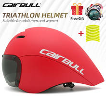 Cairbull Triathlon Aero Helmet Road Cycling Outdoor Sports Safety for Men Women With Len Integrally-Molded Casco Bicicleta EPS 2024 - buy cheap