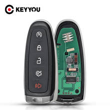 Keyyou-chave remota inteligente para ford focus edge, escape, explore, taurus, flexível 2011-2016 mhz, chip id46 4bt 2024 - compre barato