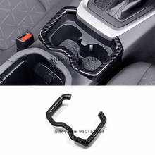 For Toyota RAV4 RAV 4 2019 2020 ABS Carbon fibre Front Water Cup Holder Protection Moulding Cover Trim Sticker Accessories 1pcs 2024 - buy cheap