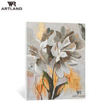 Lienzo de flores abstractas hecho a mano, pinturas al óleo, póster acrílico, cuadro colgante de pared para sala de estar, decoración del hogar, sin marco, gran oferta 2024 - compra barato