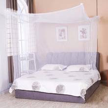 25 1pcs Moustiquaire Canopy White Four Corner Post Student Canopy Bed Mosquito Net Netting Queen King Twin Size 2024 - buy cheap