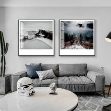 Chinese Style Zen Ink Painting Jiang nan Landscape Canvas Painting Art Wall Picture For Living Room Black White Posters Print 2024 - buy cheap