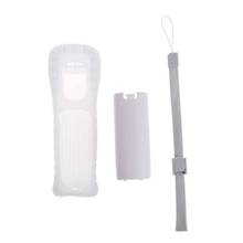 Protective Silicone Cover Case Battery Back Door Shell Hand Strap Kit Replacement for Nintendo WII Remote Controller 2024 - buy cheap