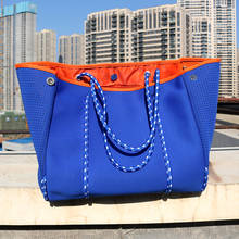 Luxurious Diving Fabric Neoprene Women Handbag Shoulder Bag 2022 New Large-capacity Casual Tote bag Top-Handle Bags Women Bag 2024 - buy cheap