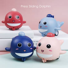 2020 Pushing And Sliding Little Dolphin,Kid's Inertial Pull Back Animal Car Toys Kid's Cute Educational Inertia Toys F car Toys 2024 - buy cheap