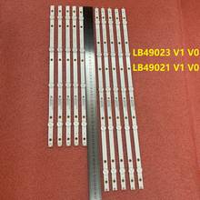 New 5set=50 PCS LED backlight strip for 49PUS7503 49pus6162 LB49023 TT4906F V1_00 V0_00 3A6560010EA0 3A6560000EA0 2024 - buy cheap