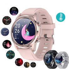 2021 термометр умные часы сердечный ритм фитнес-трекер сообщение Push Smartwatch для huawei Xiaomi водонепроницаемый смарт-браслет 2024 - купить недорого