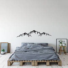 Simple Mountain Design Decal Mountains Silhouette Wall Decals Vinyl Modern Decal for Home Wall Decor Wallpaper Stickers LC1793 2024 - buy cheap