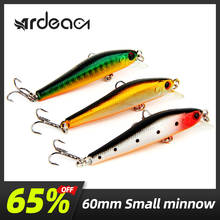 ARDEA Small Minnow 70mm/55mm 3.2g/5.2g Fishing Lure Hard Bait Seabass Lures Flottant Isca Artificial Hard Plastic Bass Winter 2024 - buy cheap