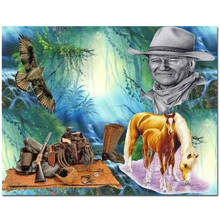 Pintura de diamante de vaquero para hombre, 5d, cuadrado, redondo, botas con bordado, imagen 3d, caballo, fantasía, mosaico, patrón, personalización de foto, arte 2024 - compra barato