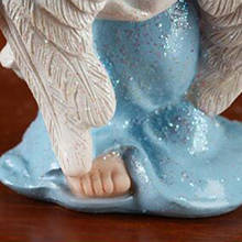 Estatueta infantil de estátua de anjo para bebê, ornamentos de estátua de anjo em asa, deocr 2024 - compre barato