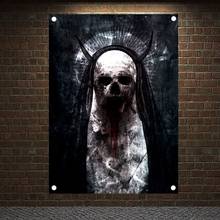 Scary Bloody Band Posters Rock Art Flip Chart Canvas Painting Banners & Flags Tapestry Wall Sticker Music Festival Home Decor A1 2024 - buy cheap