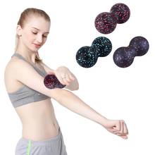 EVA Миофасциальный расслабляющий арахисовый Массажный мяч для йоги, для тела, для снятия боли, ролик для йоги, упражнения, фитнес-оборудование 2024 - купить недорого